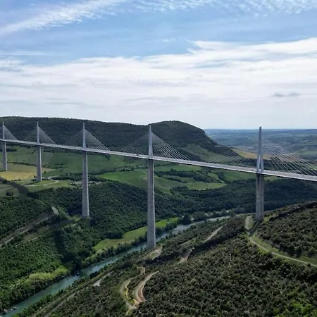 South Facing House, Causse Larzac View And Viaduct