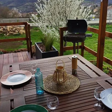 Chalet South Facing House, Causse Larzac View And Viaduct Millau